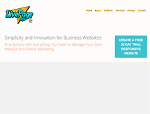 Tablet Screenshot of livepagecafe.com